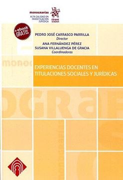 Experiencias docentes en titulaciones sociales y jurídicas