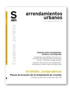 Plazos de duración del arrendamiento de vivienda "Contratos posteriores al 1 de enero de 1995"