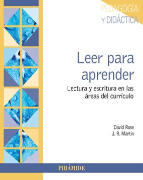 Leer para aprender "Lectura y escritura en las áreas del currículo"