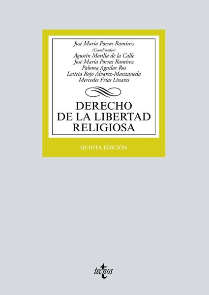 Derecho de la libertad religiosa 5ª ed, 2018