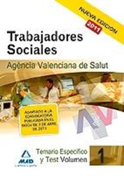 Temario Específico y Test Vol. 1 Trabajadores sociales Agència Valenciana de Salut