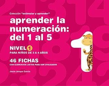 Aprender la numeración "del 1 al 5 : nivel 1 : para niños de 3 a 4 años"