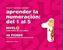 Aprender la numeración "del 1 al 5 : nivel 1 : para niños de 3 a 4 años"