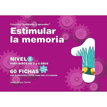 Estimular la memoria, nivel 1(color) "Para niños de 3 a 4 años"