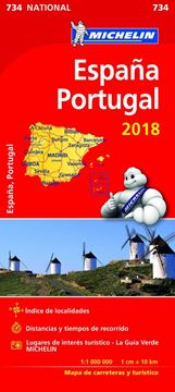 734 Mapa National España - Portugal 2018