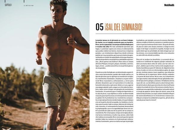 El libro del reto Men's Health (Men's Health) "Un cuerpo más fibrado, fuerte y musculado en 4 meses"