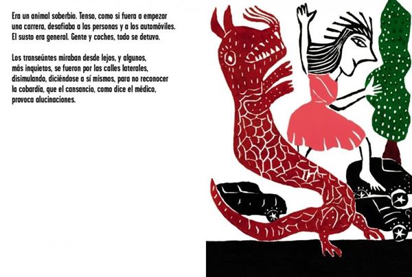 El lagarto "Xilografías"