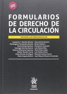 Formularios de Derecho de la Circulación, 2016 "Con acceso a los formularios on-line"