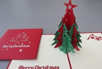 Tarjetas felicitación Árbol Navideño 3D "Tarjetas Pop Up"