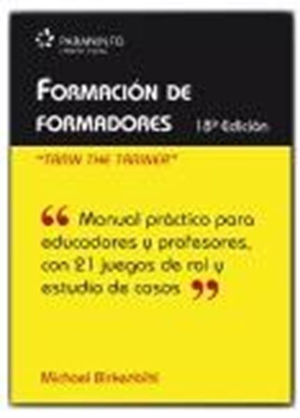 Formación de Formadores "Train de Trainer" "Manual Práctico para Educadores y Profesores"