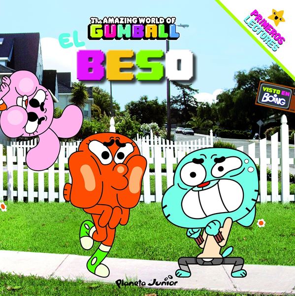  The amazing world of Gumball. El beso "Primeros lectores"