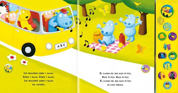 El autobús musical "Con 11 divertidos sonidos"