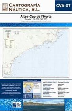 Cva-07 Carta Náutica Altea-Cap de L'Horta Escala 1,50000 (38º 30')