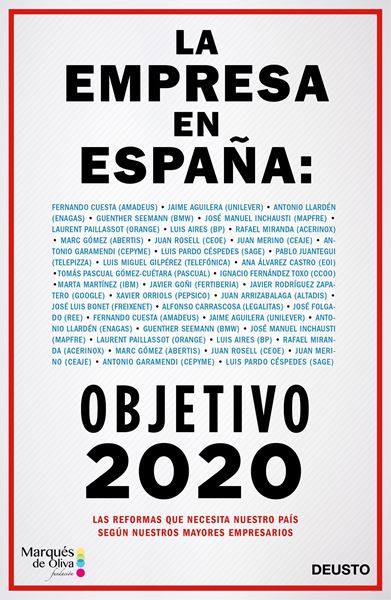 Empresa en España: objetivo 2020