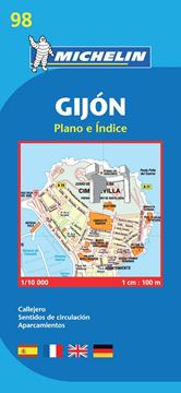 Gijón Plano e Índice Num. 98