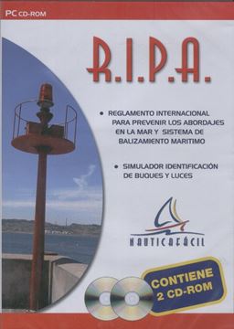 Cd-Rom RIPA Reglamento Internacional para Prevenir los Abordajes en el Mar y Sistema  Balización Marítim