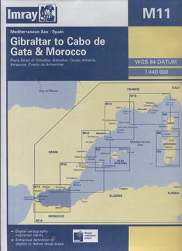 M11 Imray Gibraltar To Cabo de Gata y Morocco