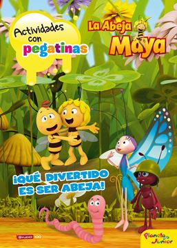 La Abeja Maya. Actividades con pegatinas "¡Qué divertido es ser abeja!"