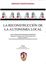 La reconstrucción de la autonomía local