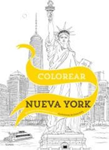 Colorear Nueva York "20 escenas para colorear a mano"
