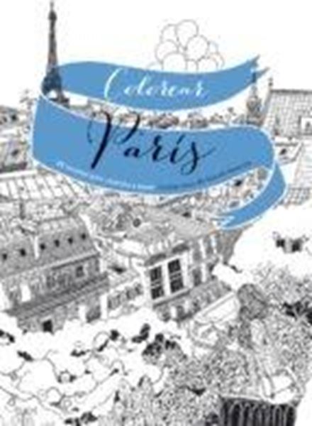 Colorear París "20 escenas para colorear a mano"