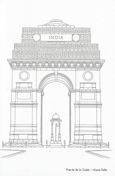 India para colorear