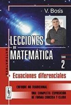 Lecciones de Matemática Tomo 2 "Ecuaciones Diferenciales"