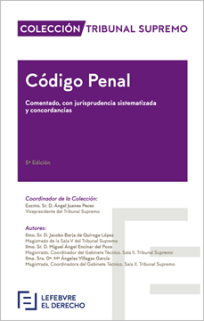 Imagen de Código Penal 5ª Ed, 2018 "Colección Tribunal Supremo. Comentarios, con Jurisprudencia sistematizada y concordancias"