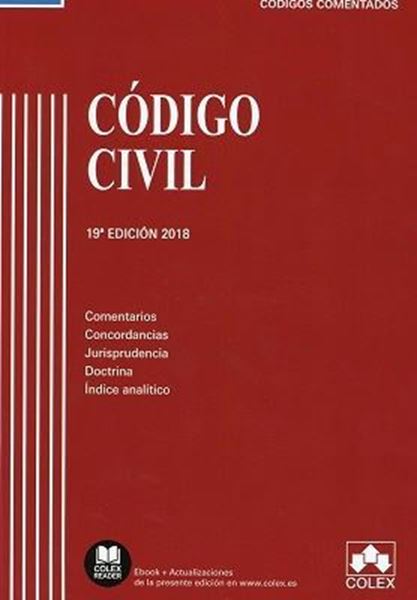 Imagen de Codigo Civil Comentado,  19ª Ed.2018  "Comentarios y Jurisprudencia"