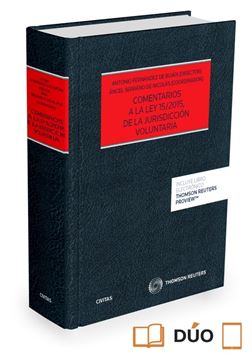 Comentarios a la Ley 15/2015, de la jurisdicción voluntaria