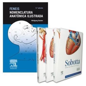 Imagen de Pack Atlas Anatomía Humana 3 Volúmenes + Acceso Online+ Feneis Nomenclatura anatómica ilustrada