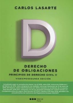 Imagen de Principios de Derecho Civil II. Derecho de Obligaciones. 22 ª ed, 2018