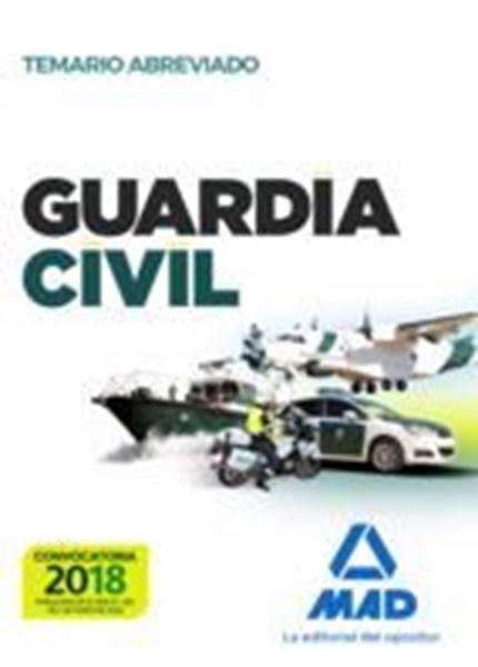 Imagen de Temario Abreviado Guardia Civil 2018