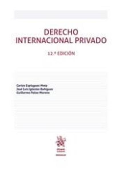 Imagen de Derecho Internacional Privado 12ª ed, 2018