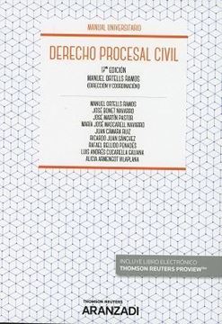 Imagen de Derecho procesal civil, 17ª 2018