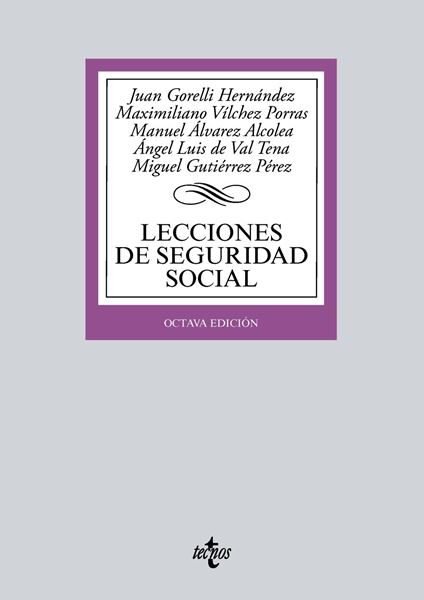 Lecciones de Seguridad Social 8ª ed, 2018