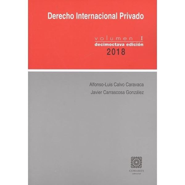 Imagen de Derecho Internacional Privado Volumen I 18ªed, 2018