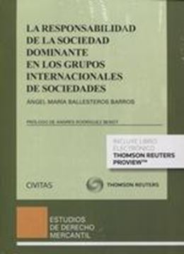 Responsabilidad de la sociedad dominante en los grupos internacionales de sociedades, 2018