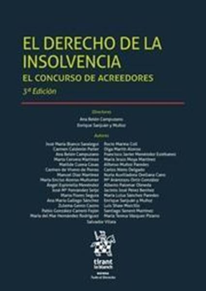 Imagen de Derecho de la insolvencia, El  3ª Ed, 2018
