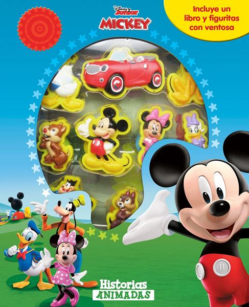 Mickey. Historias animadas "Incluye un libro y figuritas con ventosa"