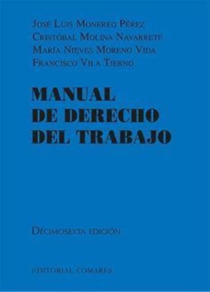 Imagen de Manual de derecho del trabajo, 16ª ed, 2018