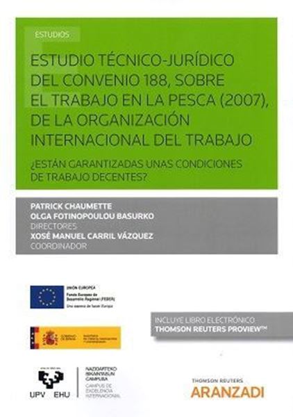 Imagen de Estudio Técnico-Jurídico del Convenio 188, sobre el trabajo en la pesca (2007),  "de la organización internacional del trabajo"