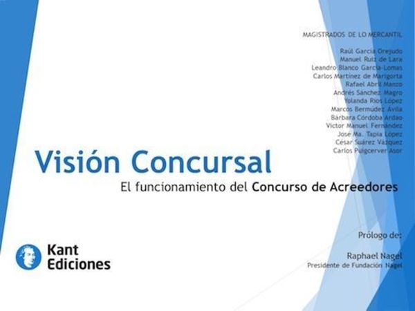 Imagen de Visión Concursal, 2018 "El funcionario del concurso de acreedores"