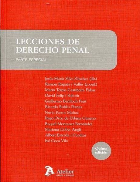 Imagen de Lecciones de derecho penal. Parte especial 5ª ed, 2018