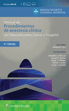 Imagen de Manual de Procedimientos de anestesia clínica del Massachusetts General Hospital