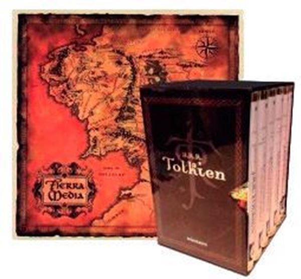 Imagen de Estuche Tolkien 6 vols. + mapa + postales