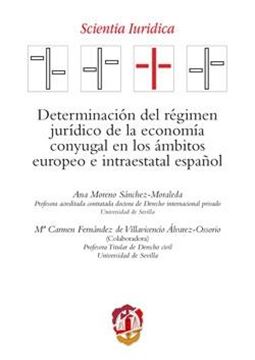 Determinación del régimen jurídico de la economía conyugal en los ámbitos europeo e intraestatal español