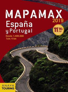 Mapamax . España y Portugal. Escala 1:400,000. 2019