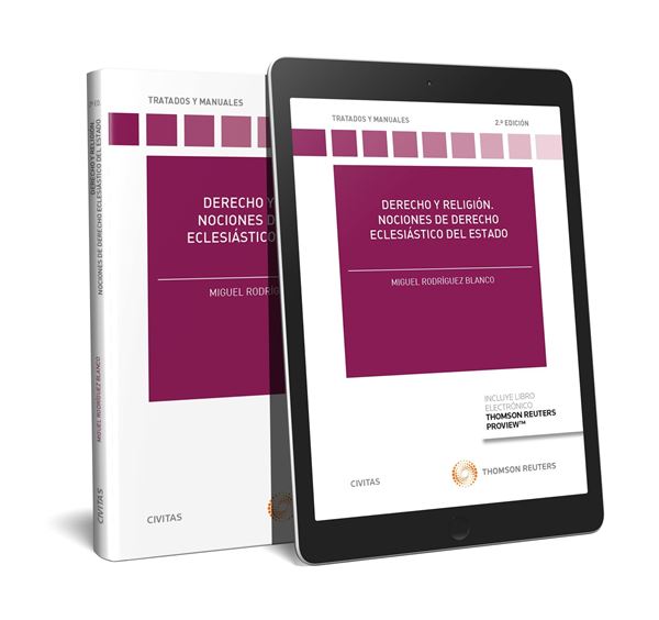 Derecho y religión. Nociones de derecho eclesiástico del estado, 2ª ed, 2018