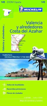 Mapa Zoom 149 Valencia y alrededores, Costa del Azahar